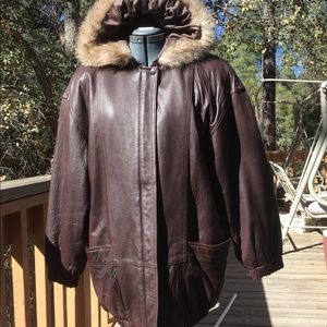 Outerwear Essentials Leather Coat